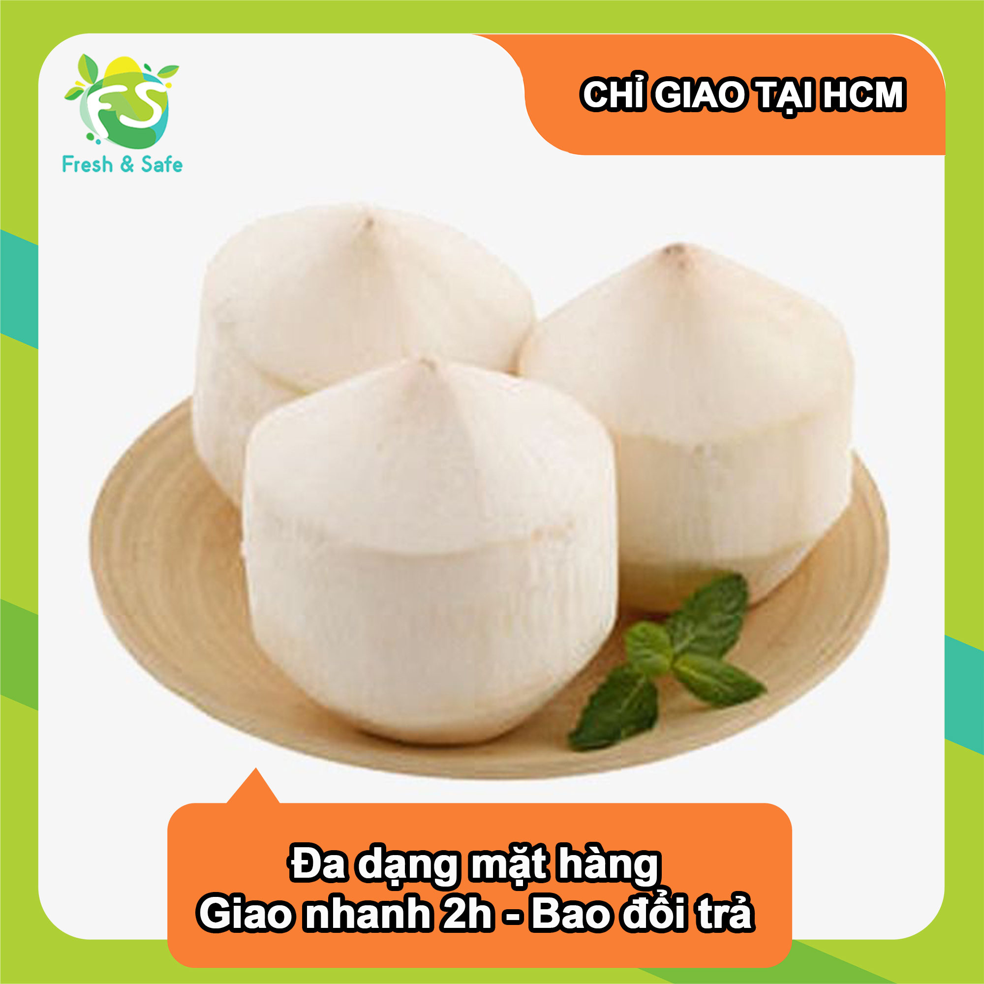[Chỉ Giao HCM] Dừa Xiêm Gọt - 1 trái