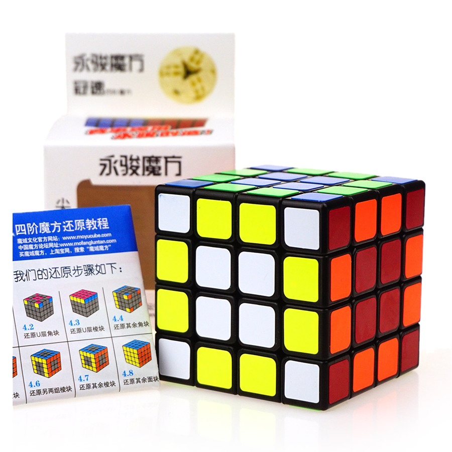 Đồ chơi Rubik 4x4 Sticker YJ GuanSu - Rubik 4 tầng 4x4x4 Thách Thức Trí Tuệ