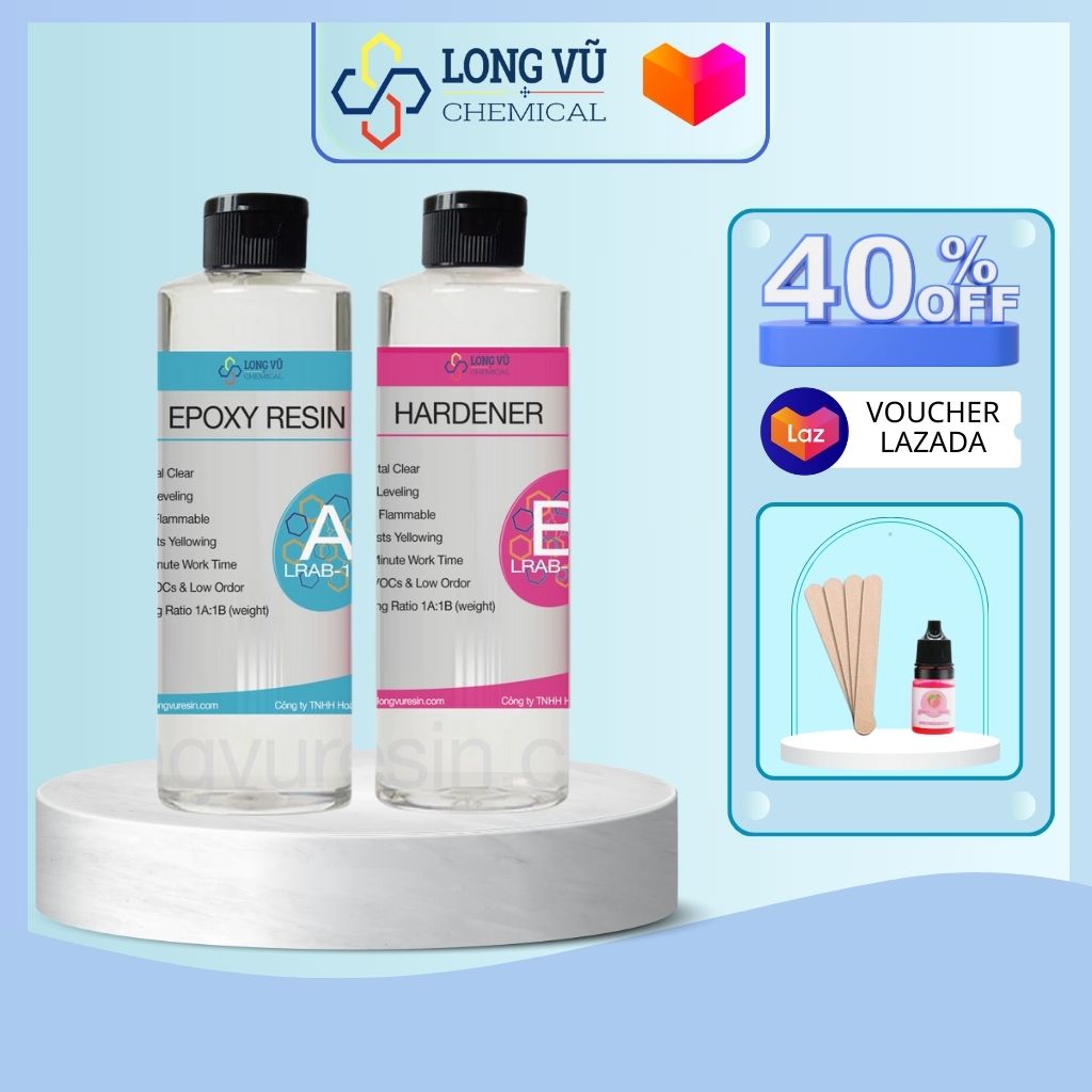 Keo Resin Epoxy Trong Suốt Tỷ Lệ 1-1 Làm Sản Phẩm Handmade, Resin arts, Đồ mỹ nghệ, Keycap, Vẽ cá 3D