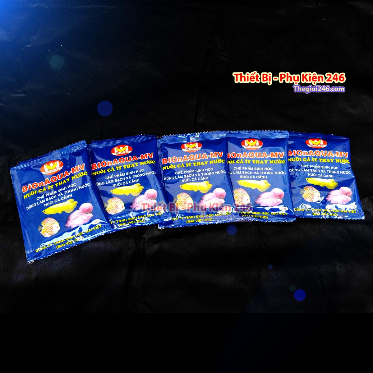 Combo 5 gói Men vi sinh Mai Việt làm sạch và trong nước hồ cá