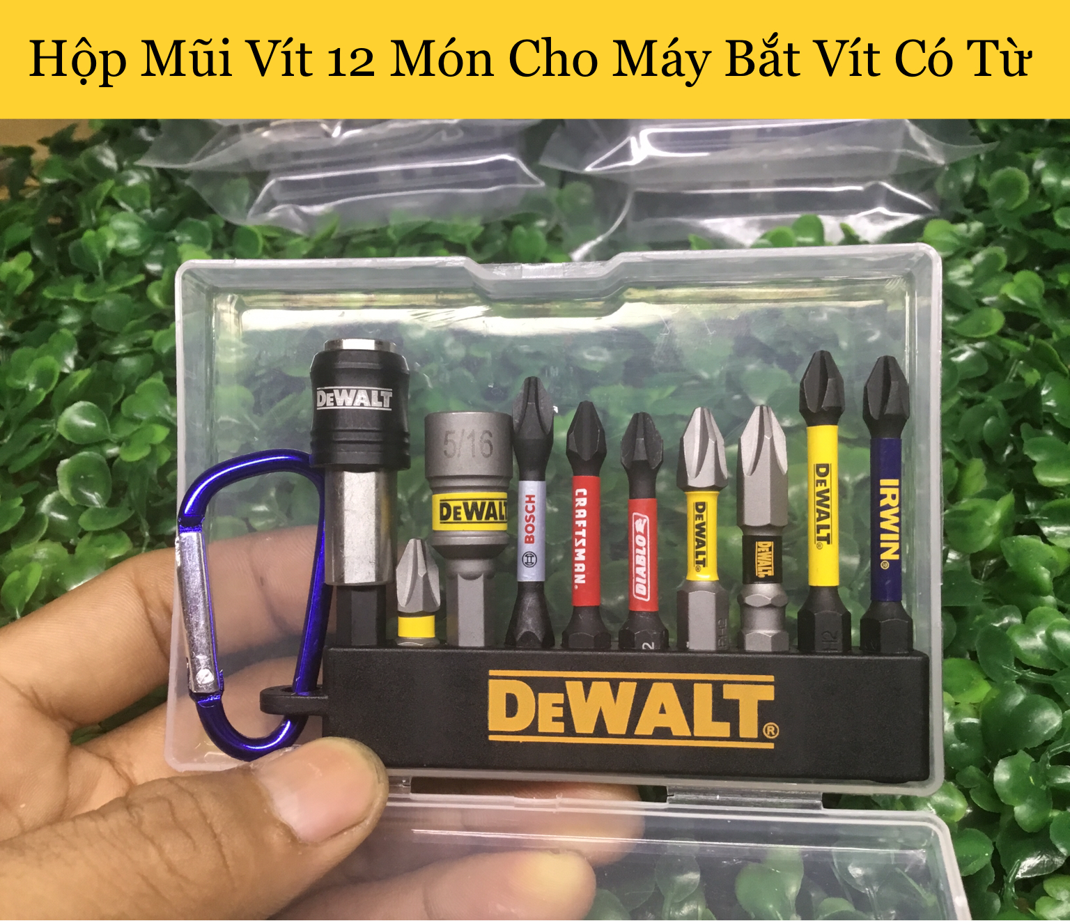 Hộp mũi vít 12 món chính hãng usa có từ