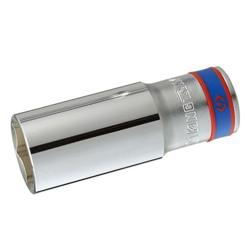 Đầu tuýp 14mm xi bạc dài 75mm chuôi 1/2" kingtony 423514