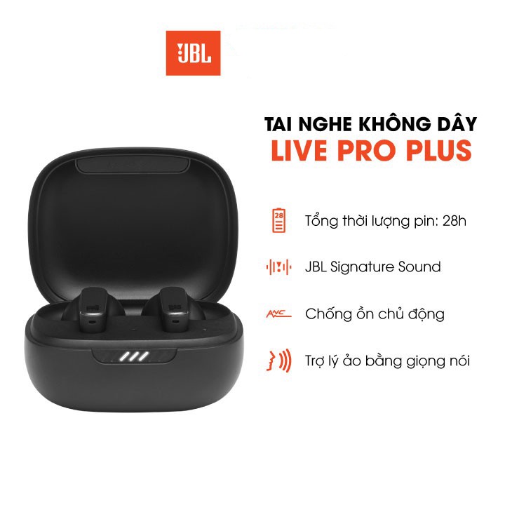 Tai nghe bluetooth jbl pro live+ hàng cao cấp âm thanh cực đỉnh bảo hành lỗi 1 đổi 1