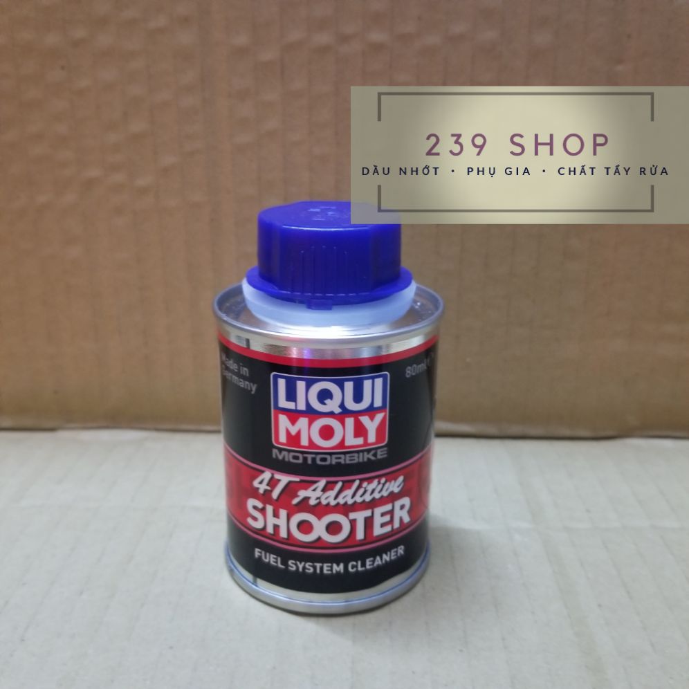Dung dịch vệ sinh kim phun, buồng đốt Liqui Moly 4T Additive Shooter 80ML