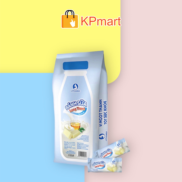 Bánh sữa Long Thành nguyên chất Lothamilk 140g