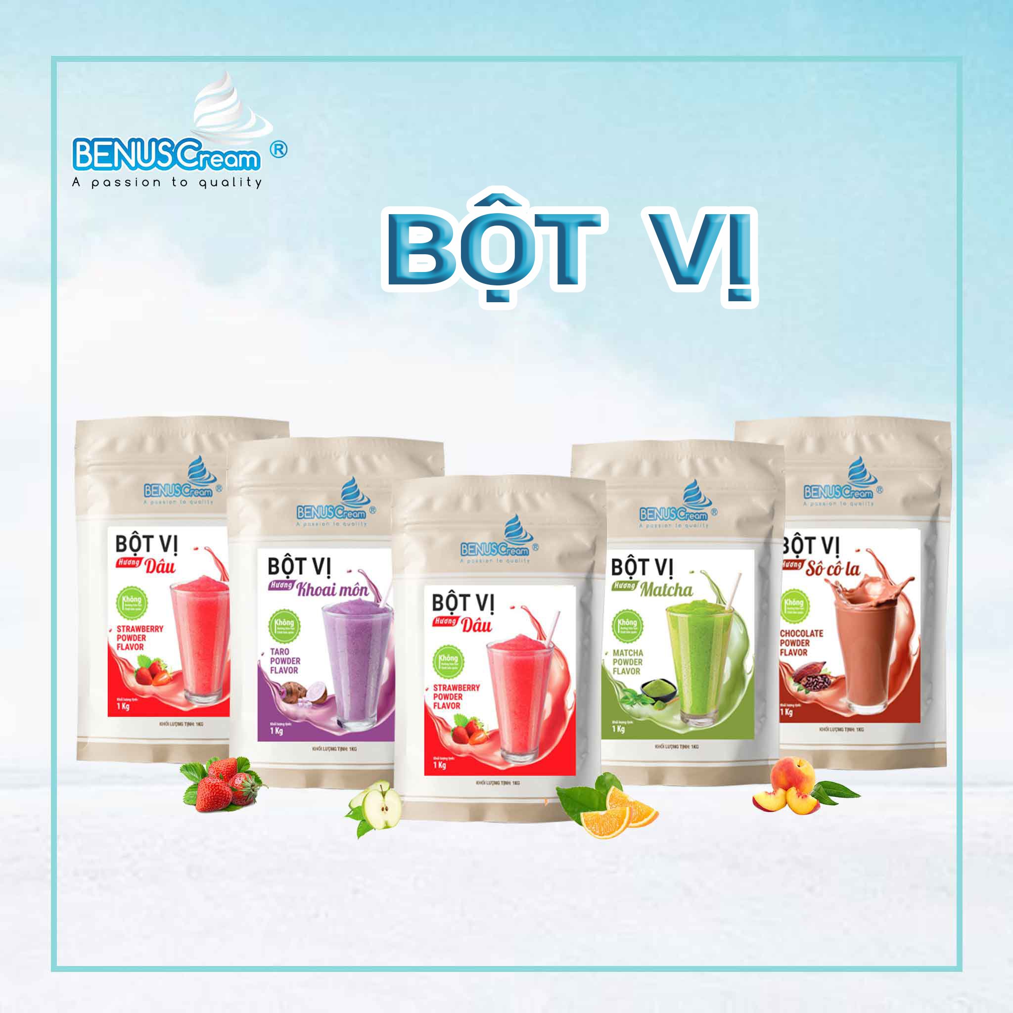 Bột Vị (dùng trong chế ) BENUSCream - 500gram/ Túi