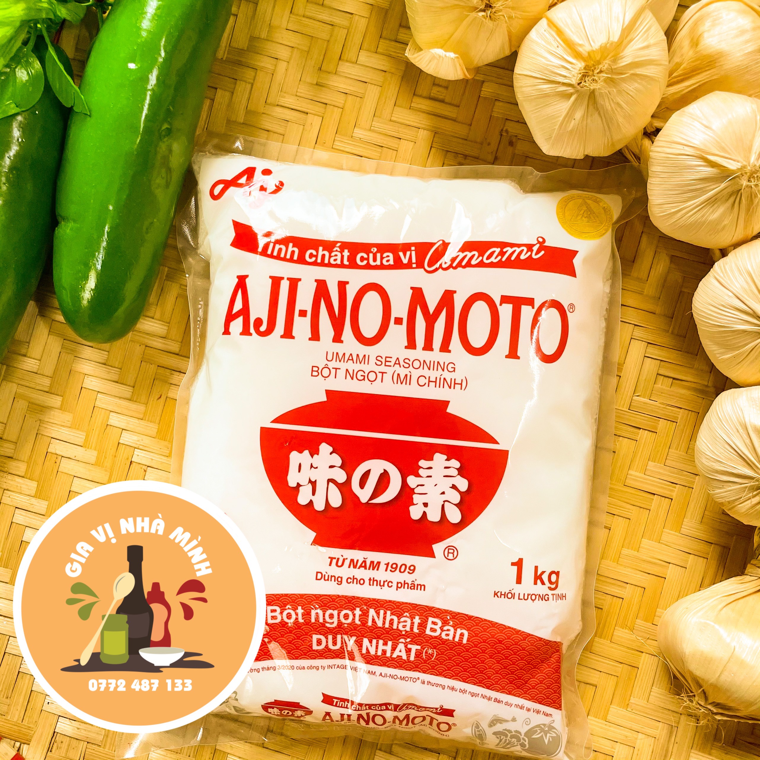 BỘT NGỌT AJINOMOTO HẠT TO -HẠT NHIỄN GÓI 1KG