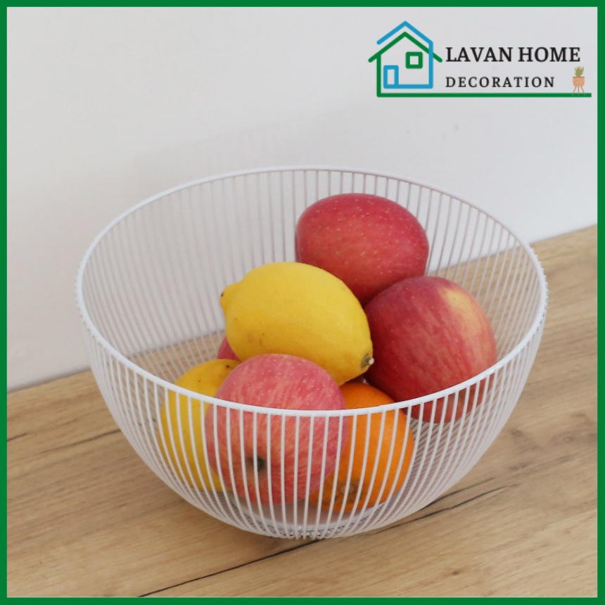 Rổ Sắt Đựng Trái Cây,  Rổ Sắt Decor Chụp Hình Tròn ,Giỏ đựng đồ bằng sắt hàn, Khay Đựng Đồ Gia Dụng trang trí cho phòng ngủ và phòng bếp thêm sinh động, sang trọng