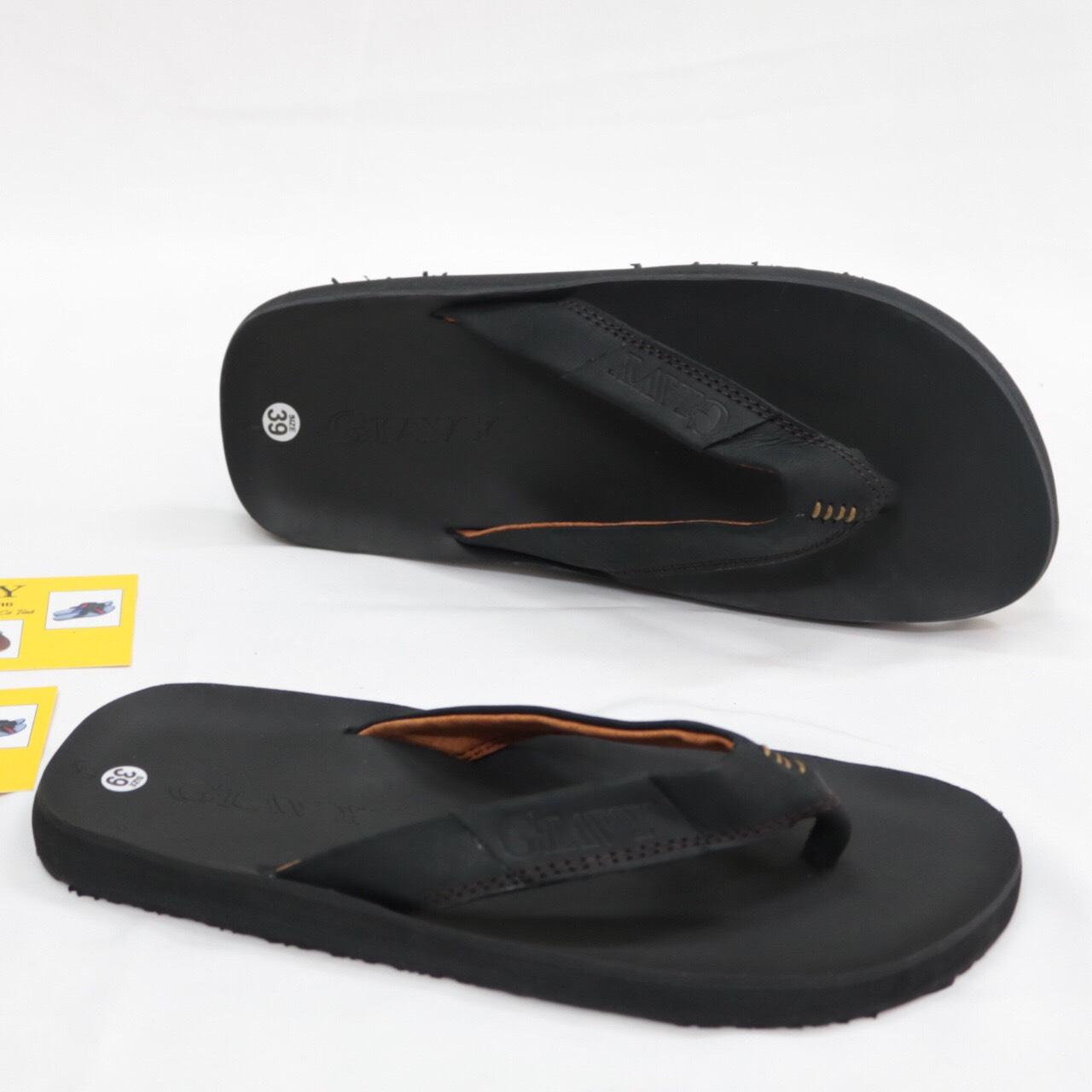 Dép kẹp nam GIAVY-DT L218-Dép kẹp nam quai da