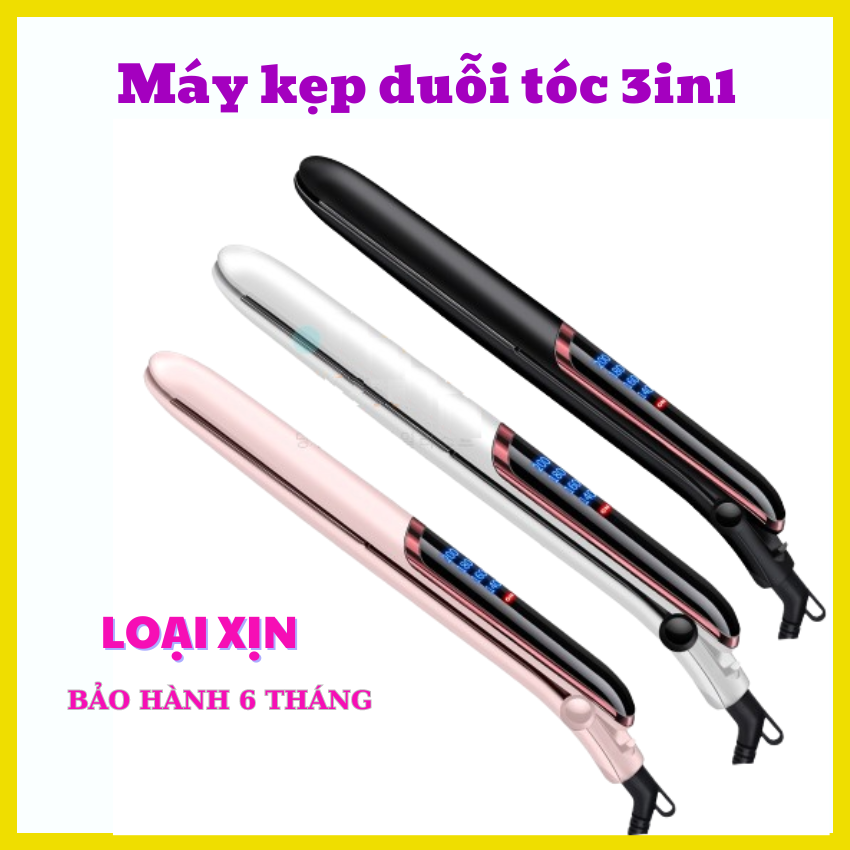 Máy ép duỗi tóc là tóc uốn xoăn tóc Hàn Quốc Koremi cao cấp duỗi tóc 2 trong 1 cao cấp kiểu Hàn Quốc- Máy duỗi tóc KaiLeXin dùng để ép thẳng uốn cụp uốn xoăn Ion âm bảo vệ tóc nhỏ gọn tiện lợi Hàng bảo hành