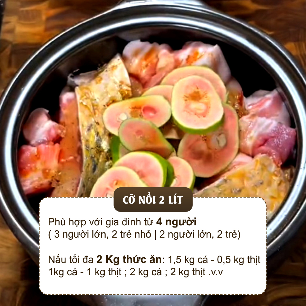 Nồi nấu cháo cho bé bằng sứ chịu nhiệt 2 lít NodaCook