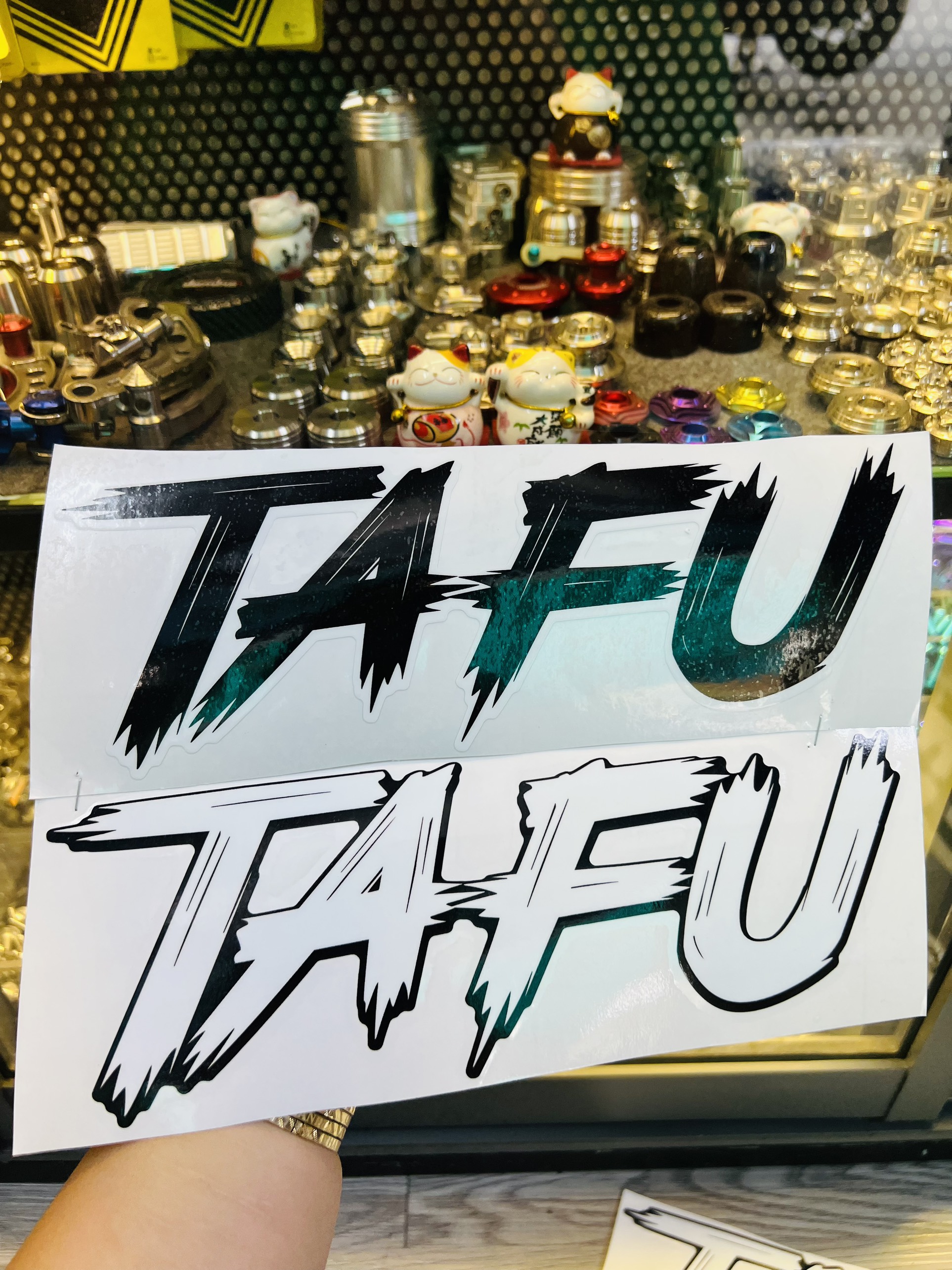 Tem dán chữ tafu 25cm