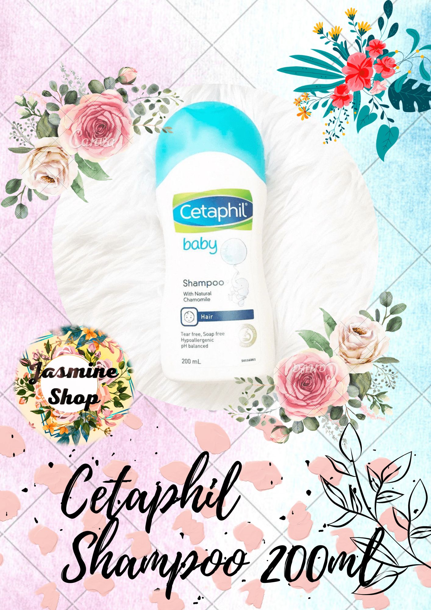 Dầu gội Cetaphil Baby Shampoo 200ml - Dầu gội dịu nhẹ cho bé