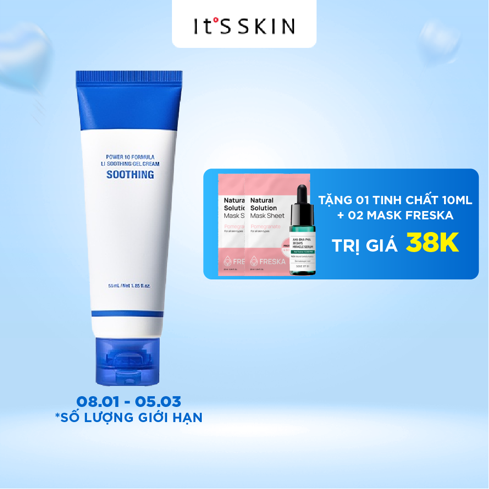 It's skin kem dưỡng power 10 formula li soothing gel cream 55ml