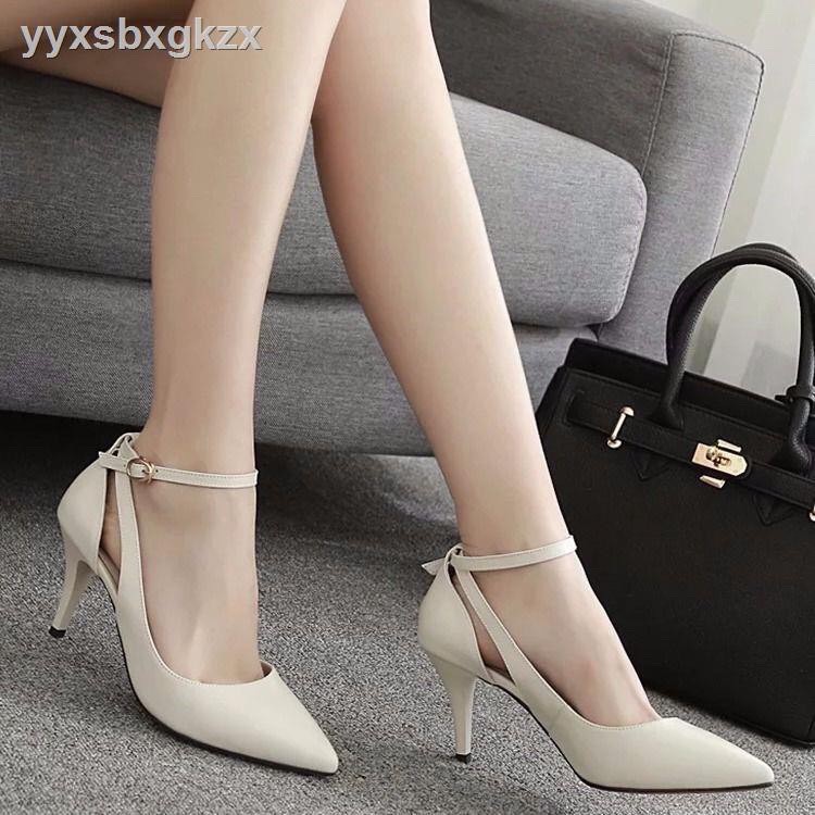 Giày cao gót 6 phân cao cấp hở gót SRLCC31 sang chảnh