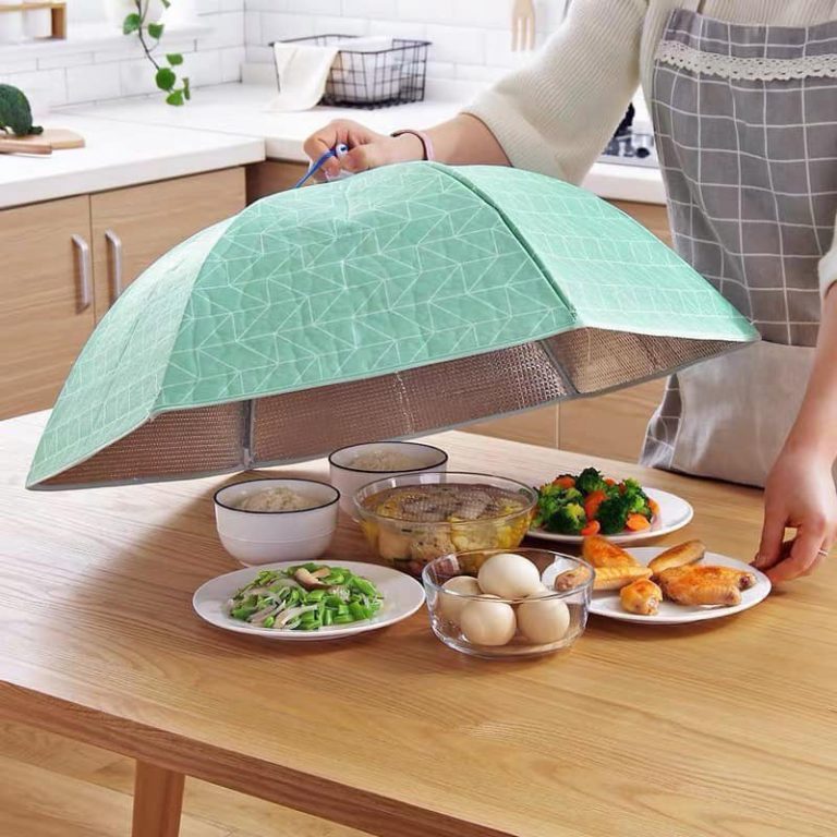 Lồng bàn chụp thức ăn- siêu phẩm giữ nhiệt 6 cạnh gấp gọn, lồng bàn giữ nhiệt mẫu mới