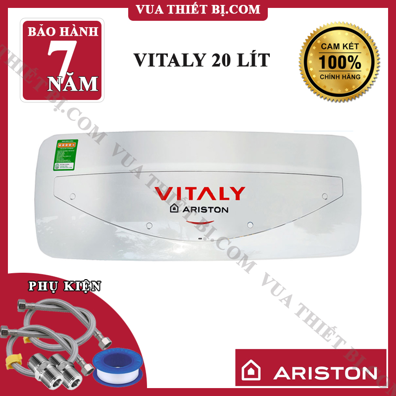 Ariston vitaly 20 slim - bình nóng lạnh gián tiếp