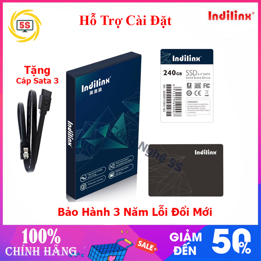 Ổ cứng ssd indilinx 240gb-chính hãng-bh 36 tháng
