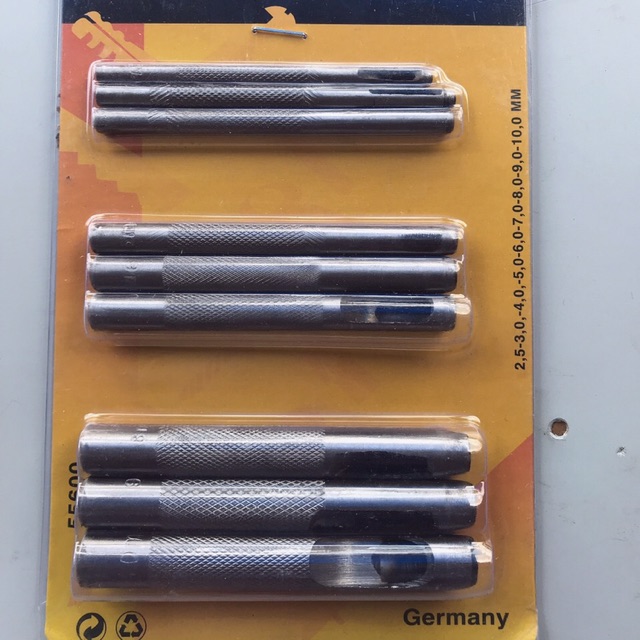 Bộ đục lỗ chuyên dụng dùng để đục lỗ tròn đường kính 3mm,4mm,5mm,6mm,8mm