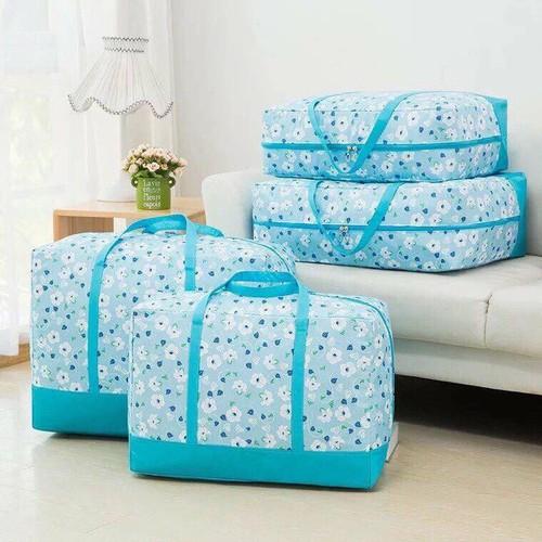 Set 3 túi đựng chăn màn quần áo cao cấp có quai xách