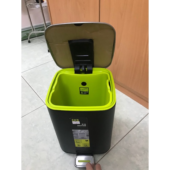Thùng rác eko vuông cao cấp - dung tích 6l