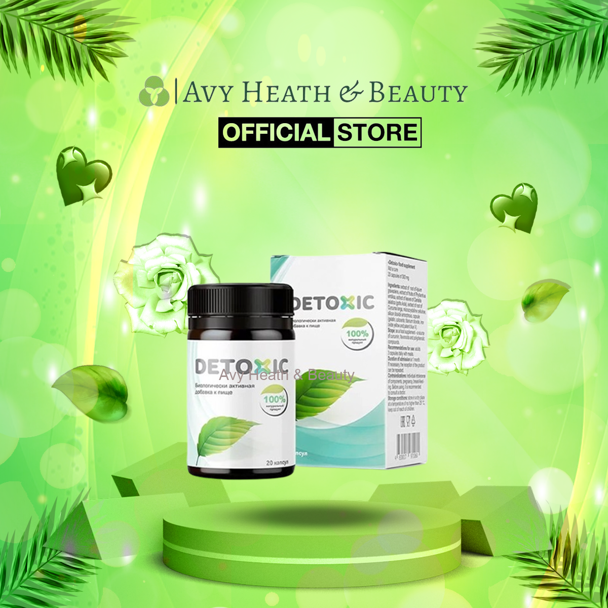 [Nhập Khẩu Nga] Viên Uống Thải Độc Diệt Ký Sinh Trùng Detoxic Nga