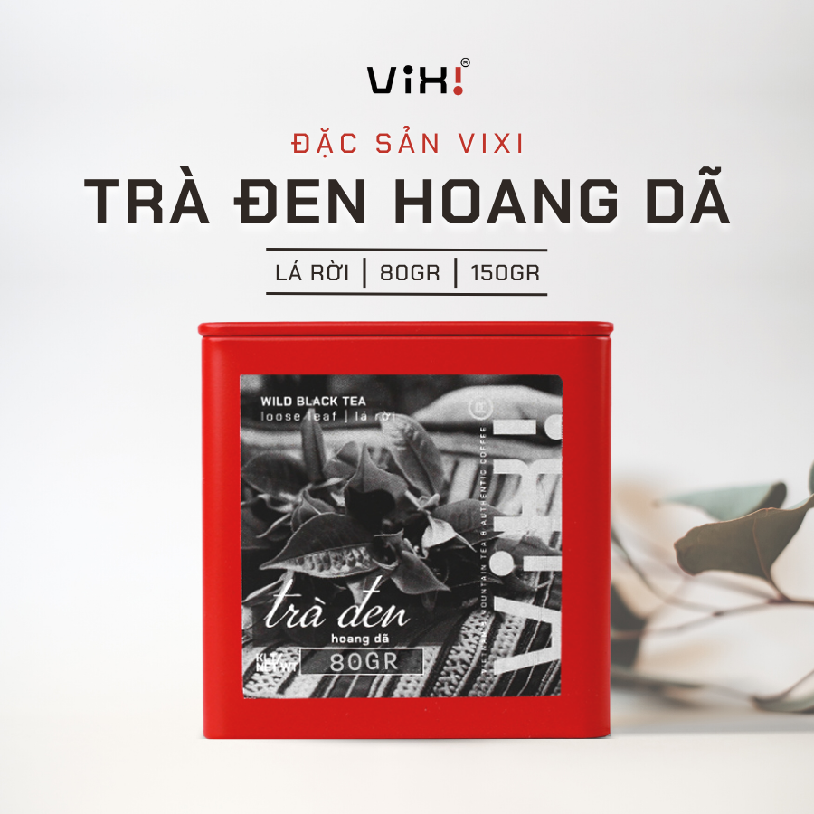 Vixi - Trà đen shan tuyết cổ thụ - Là rời 1 búp 2 lá 150gr/hộp - Đặc sản