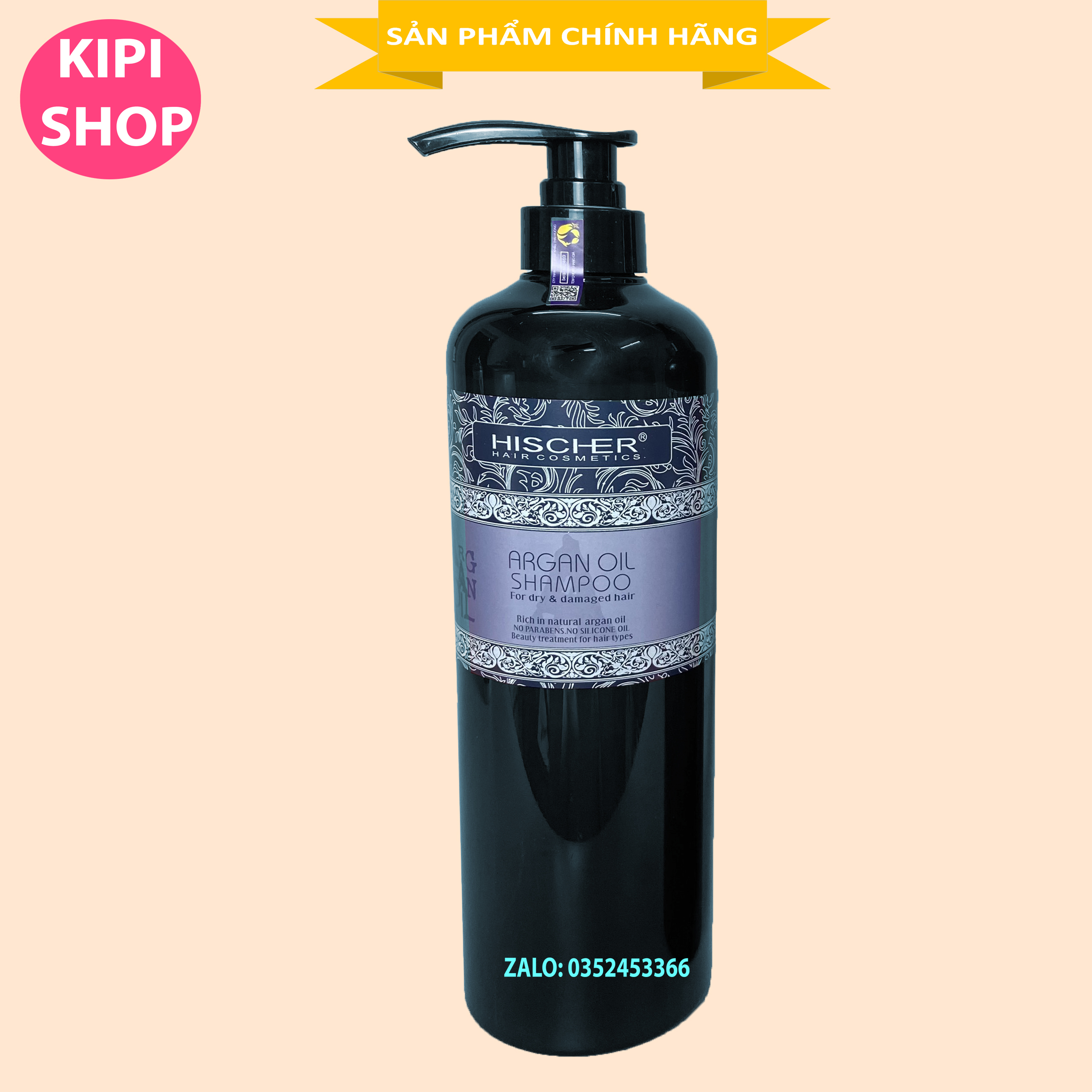 [ Chính hãng] Lẻ dầu gội Hischer 1000ml phục hồi tóc, kích thích mọc tóc