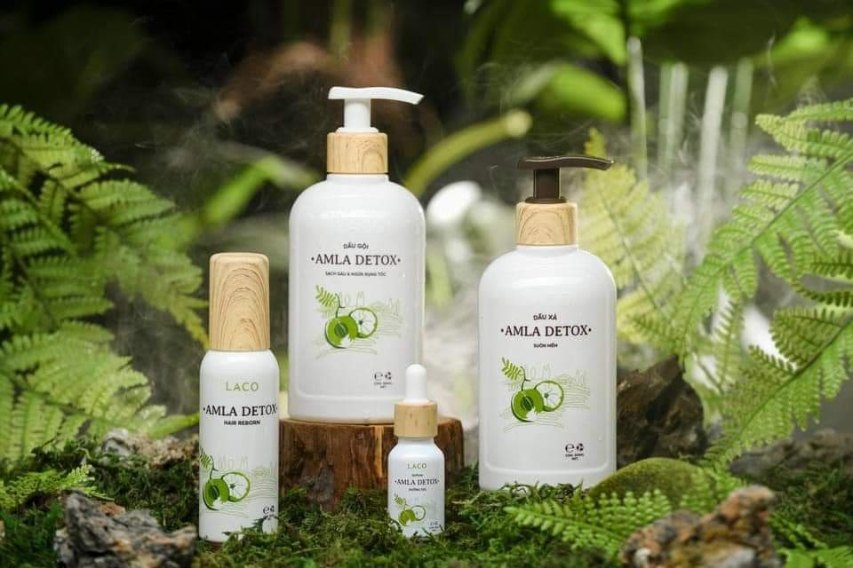 Bộ Dưỡng Tóc Organic Amla Detox Ngăn Rụng Tóc