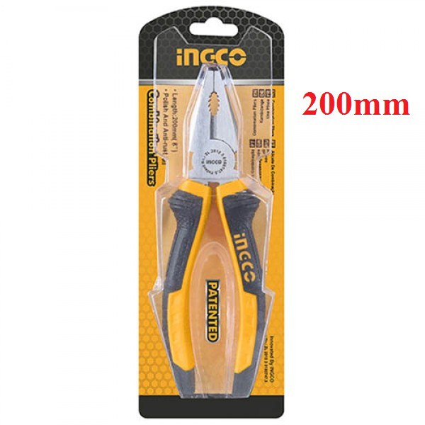 Kềm răng 8inch/200mm ingco hcp08208