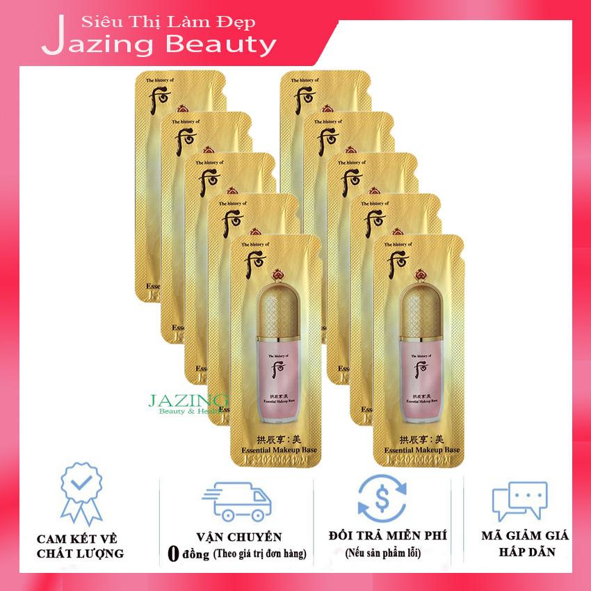 Combo 10 kem lót trang điểm whoo makeup base sample 1mlx10