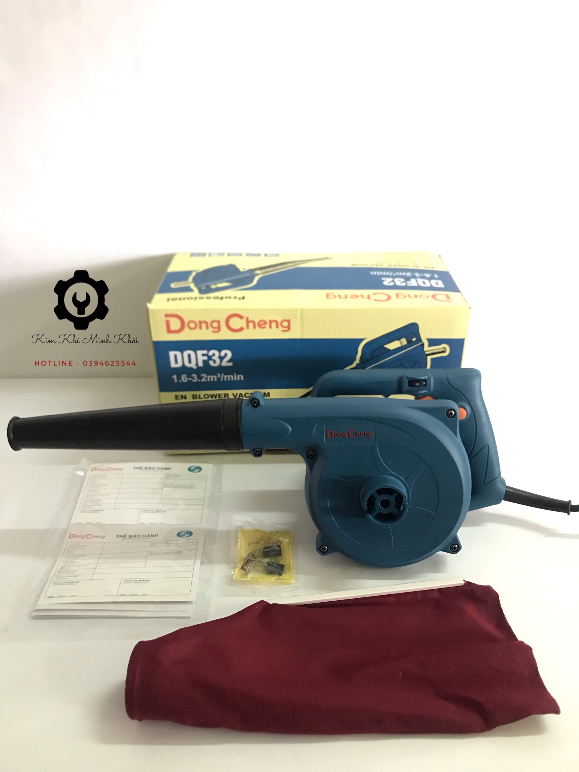 Máy thổi bụi | máy hút bụi dongcheng dqf32 680w - 6 cấp độ thổi - dây đồng 100%, bảo hành dài hạn