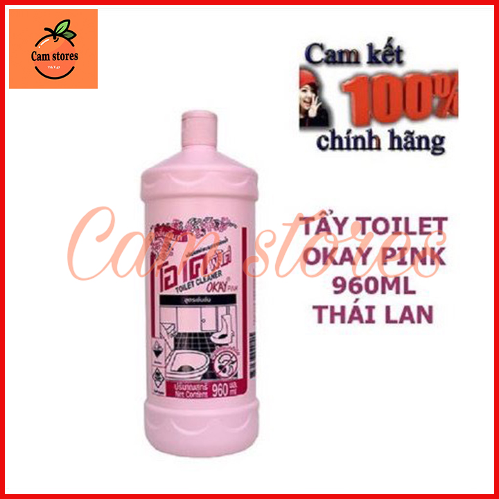 Nước tẩy rửa toilet okay pink nội địa thái lan