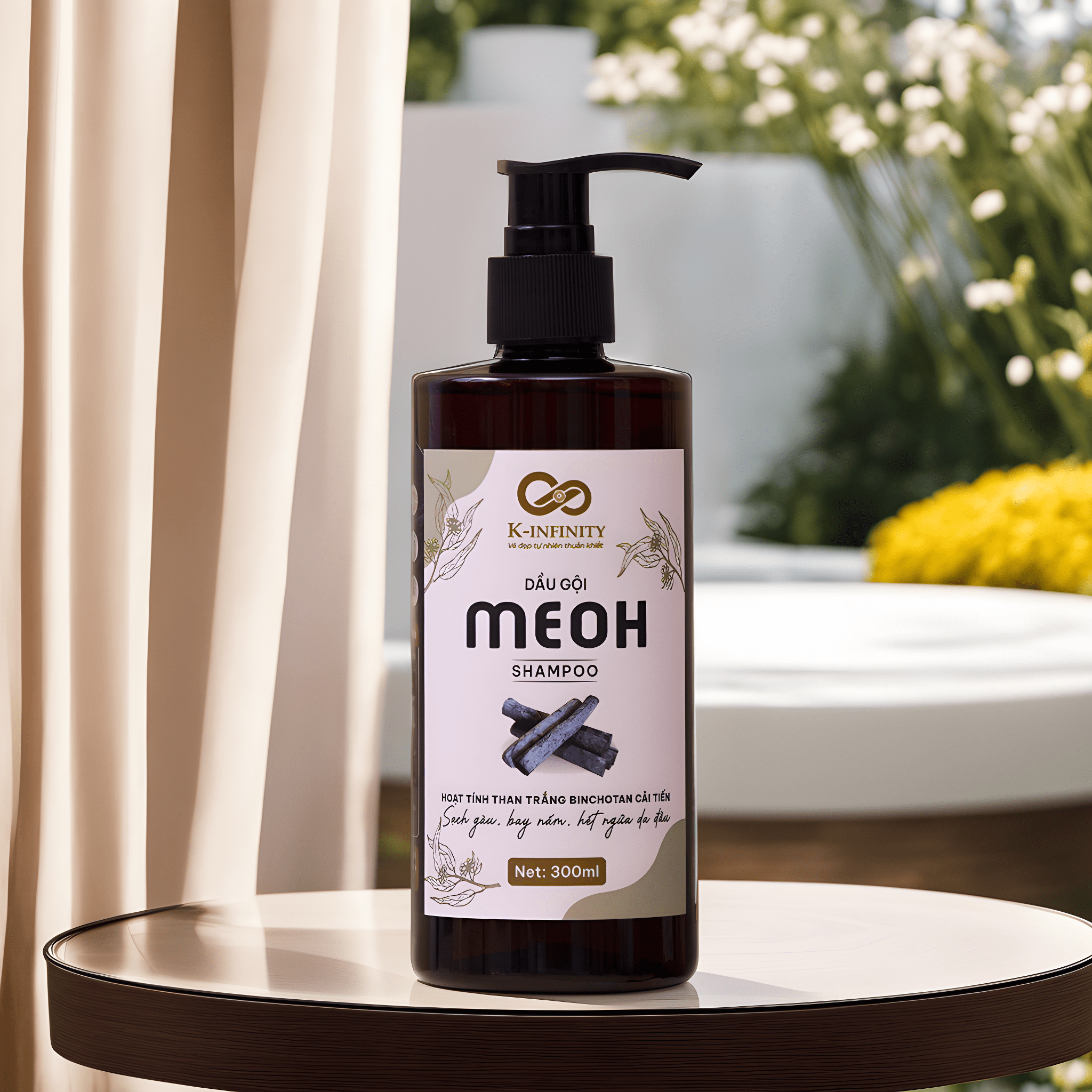 Dầu gội MEOH 300ml trị nấm, ngứa da đầu, giảm rụng tóc
