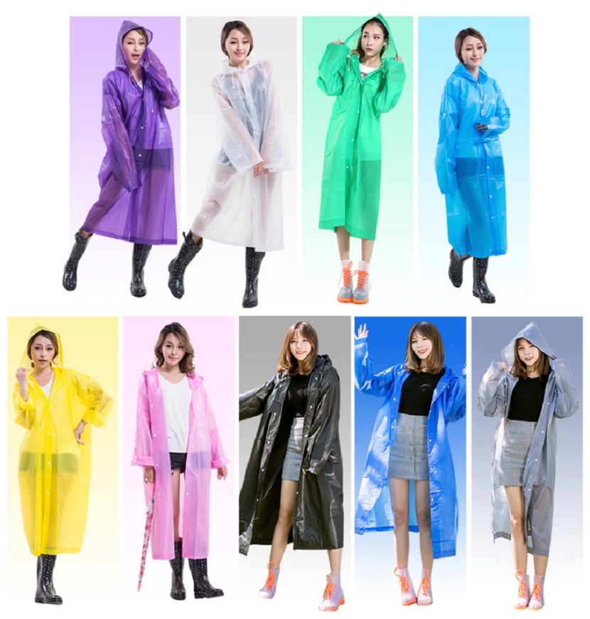 Áo Mưa 1 Người Không Xẻ Tà Vải Dù Hàng Chống Thấm Cực Tốt Áo Mưa Đi Xe Máy Nhiều Màu Ngẫu Nhiên