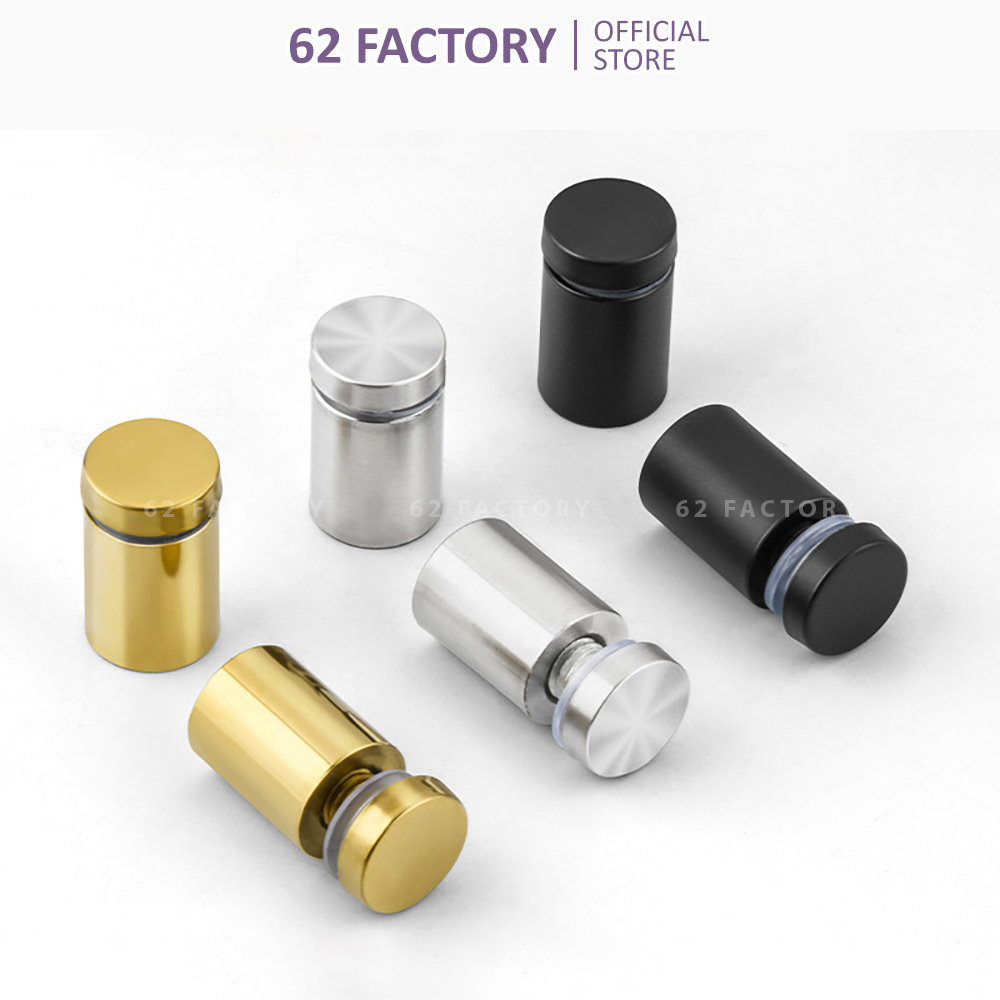 Ốc inox bắt chân kính ốc bắt tấm mica ốc inox bắt gương kiếng mạ PVD nhiều kích cỡ sẵn hàng số lượng