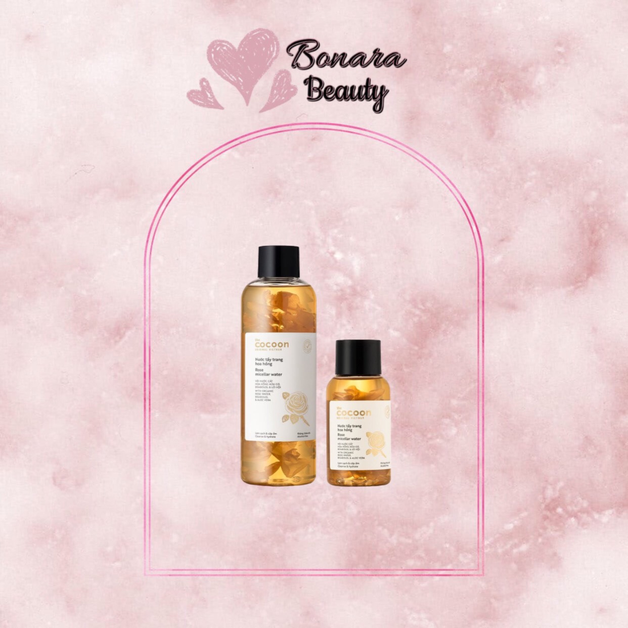 Nước tẩy trang Hoa Hồng Cocoon Rose Micellar Water