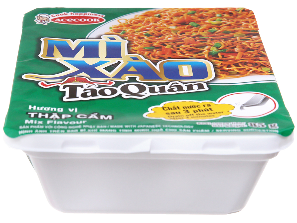 Mì xào Táo Quân thập cẩm khay 85g