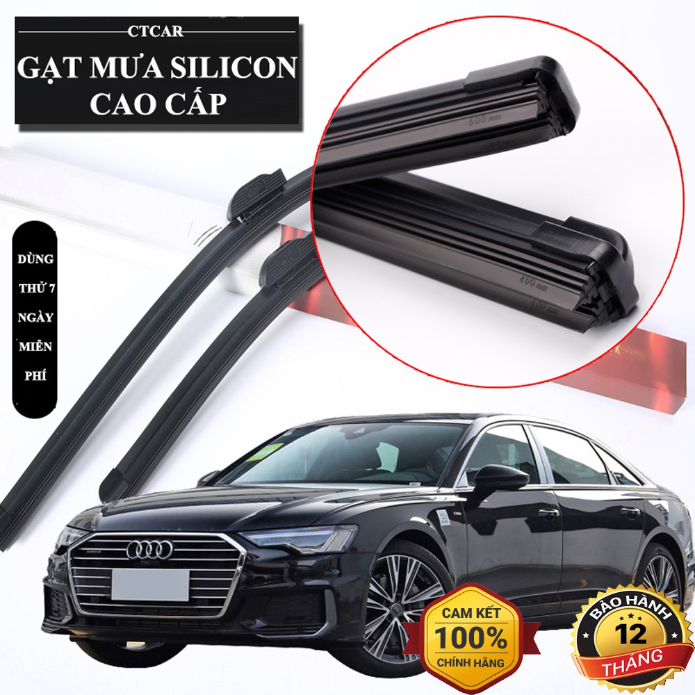 Gạt mưa silicon cao cấp siêu bền,gạt mưa ô tô siêu sạch cho các loại xe hơi bảo hành 12 tháng Việt Car - 22 inch-550mm