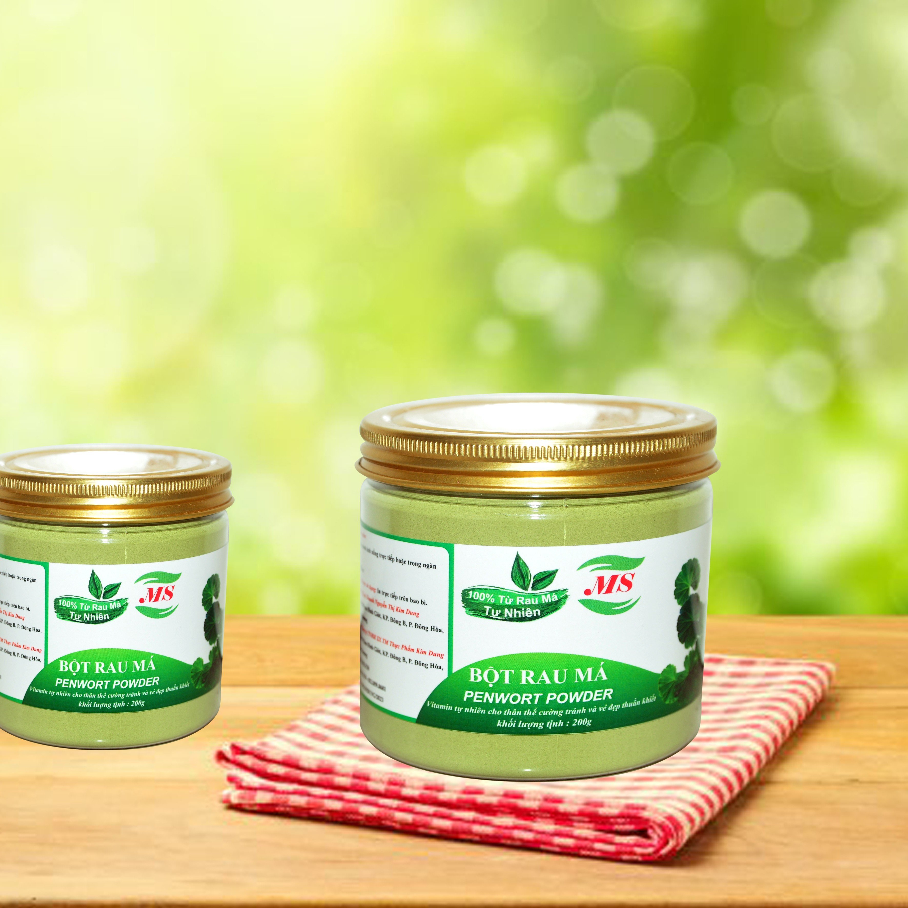Bột rau má nguyên chất - 200g - bột rau má sấy lạnh