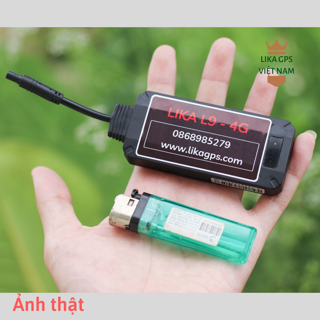 Thiết bị định vị xe máy ô tô lika l9 4g độ chính xác cao, hỗ trợ 2g - 3g - 4g, tính năng tắt máy từ xa