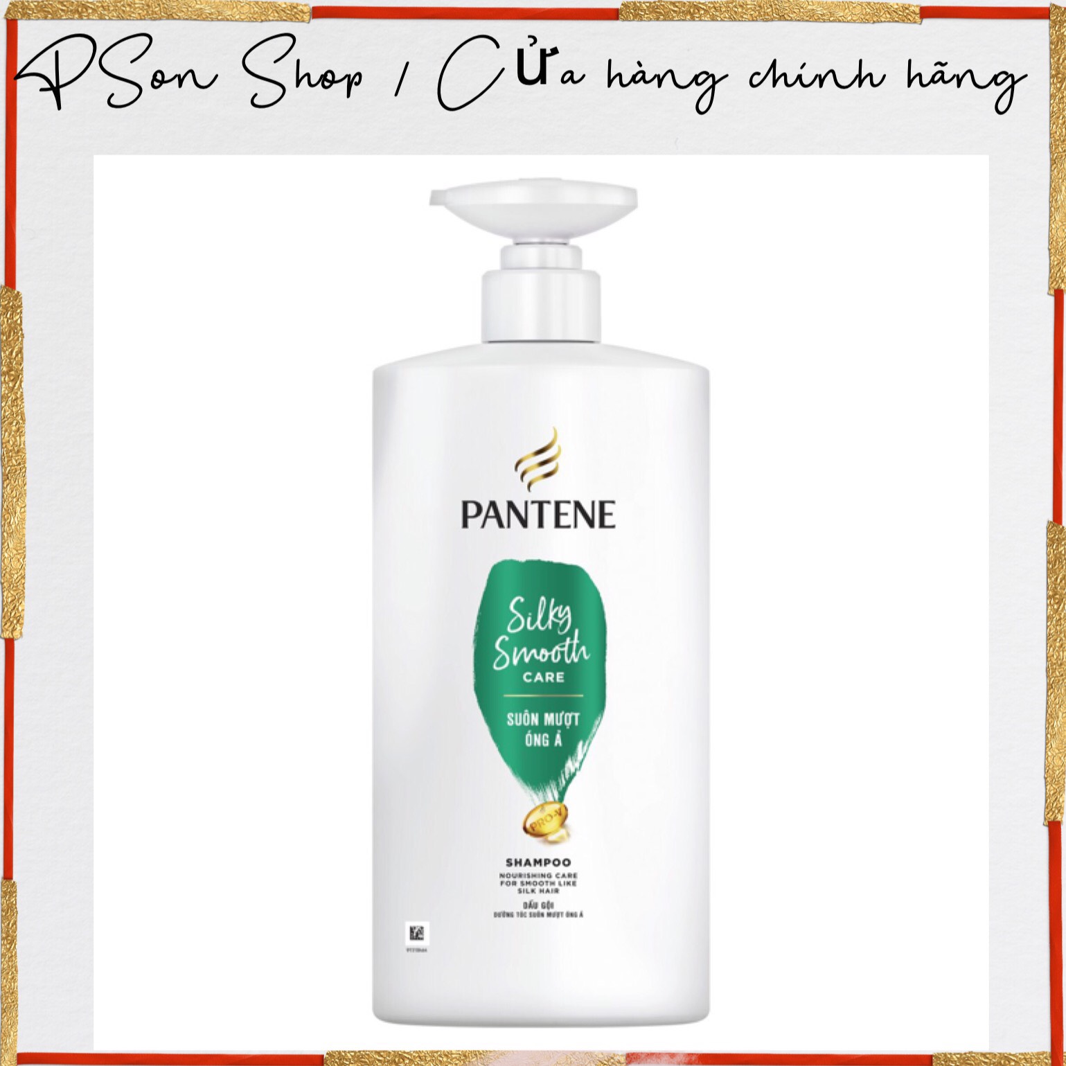 Dầu gội Pantene Suôn mượt óng ả 150ml/ 650ml.Tặng kèm Bình nước thủy tinh cao cấp khi mua loại 650ml.