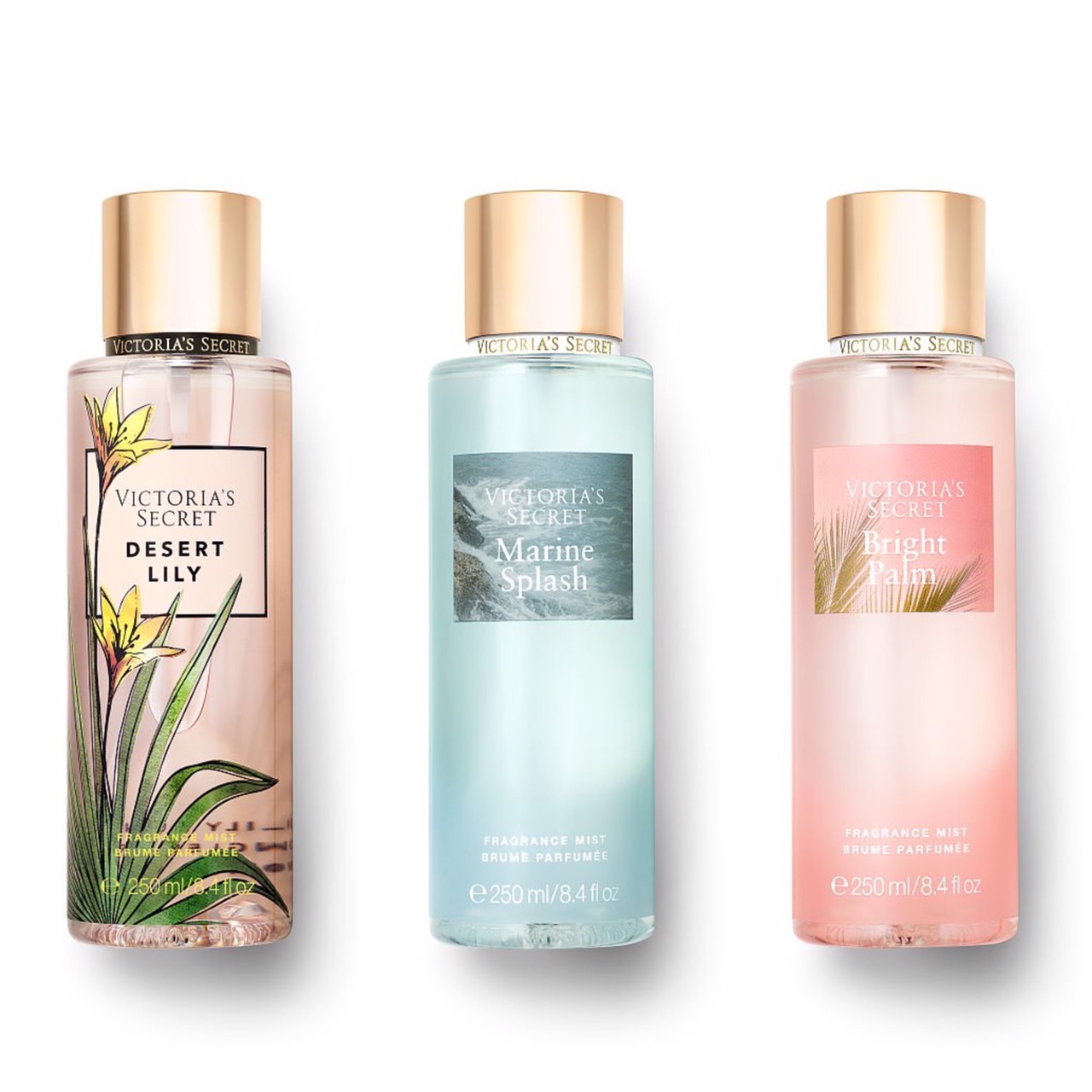 Body Mist - Xịt Thơm Victoria’s Secret - Marine Splash / Bright Palm / Desert Lily