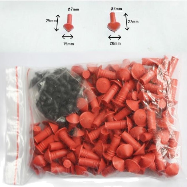 Túi miếng vá và đầu dẫn hướng cho bộ vá lốp không săm ô tô xe máy