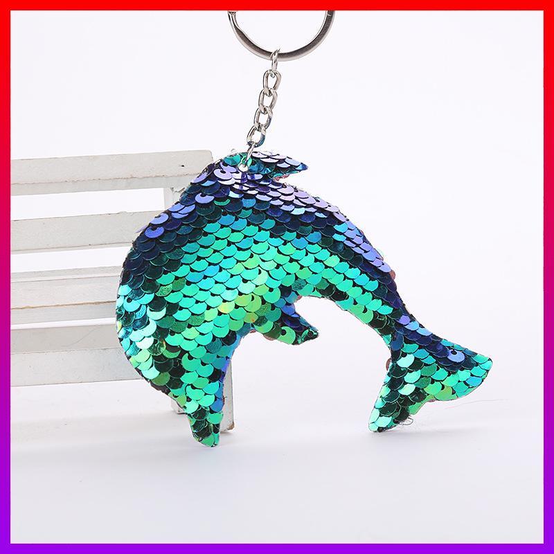 HCM Móc khóa treo balo Chú cá heo CUTE LẤP LÁNH - NHShop