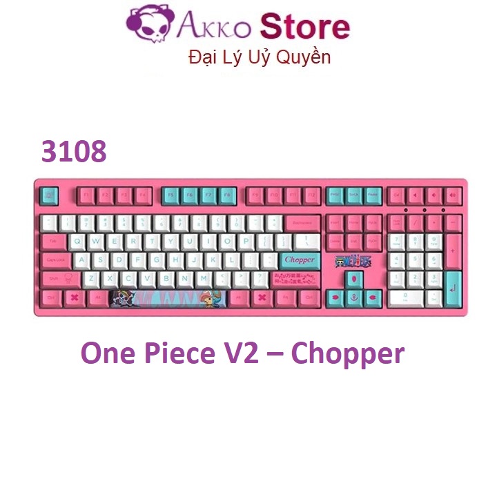 Bàn phím cơ Akko 3108 One Piece V2 – Chopper