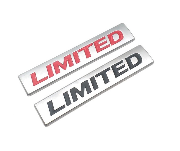 Tem chữ logo LIMITED dán trang trí xe ô tô-otoshop Model 2