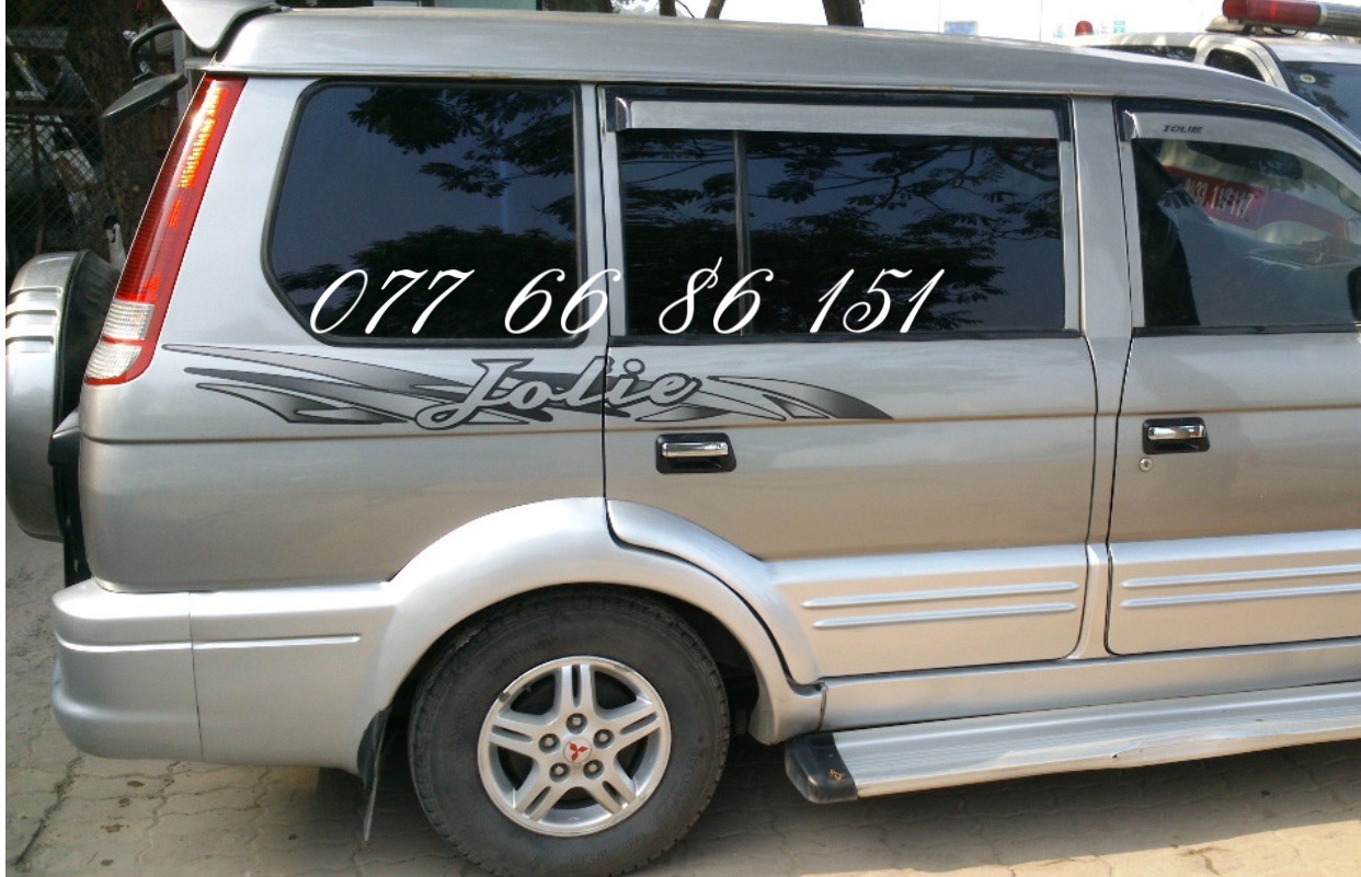 Tem Dán Xe Jolie.Tem Xe Jolie.Tem Dán Sườn Xe Jolie