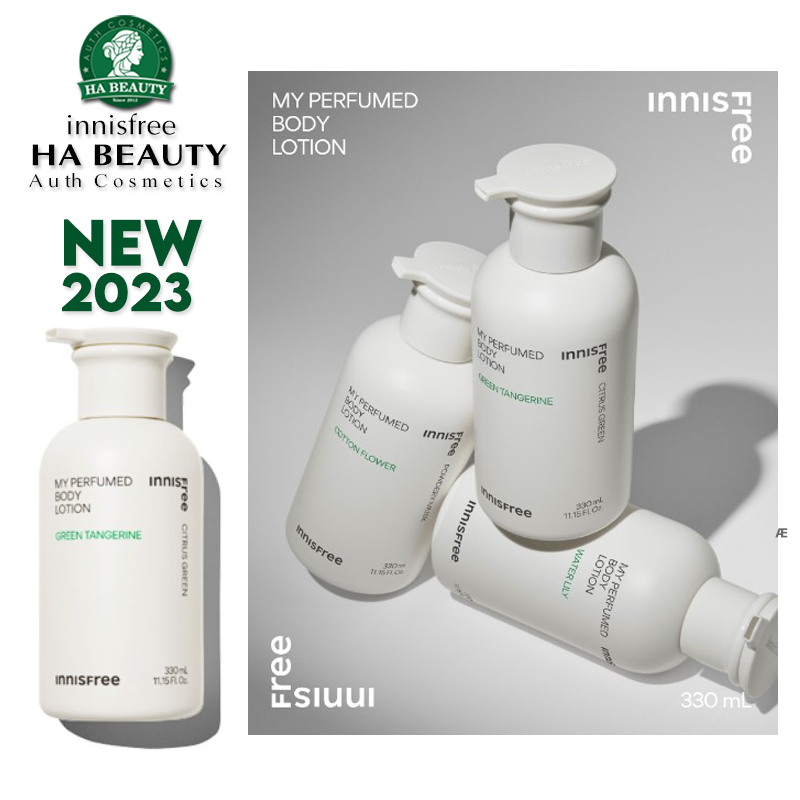 Sữa dưỡng thể Mềm mướt sáng mịn da Hương nước hoa innisfree My Perfumed Body Lotion 330mL