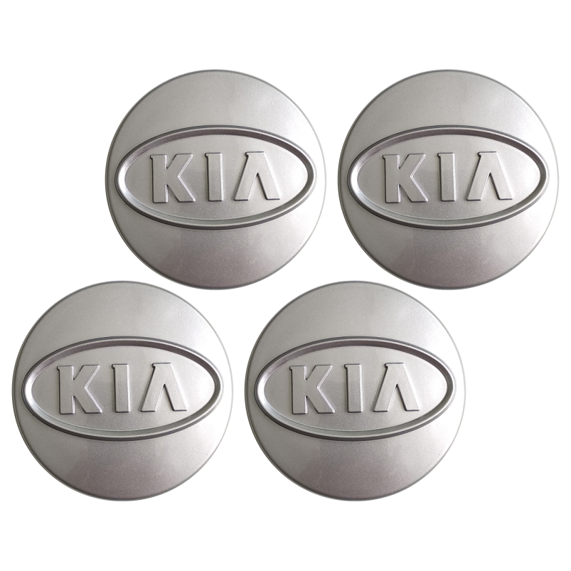 Bộ 4 cái logo chân gài lắp cho mâm bánh xe KIA Morning, Cerato, Sorento, Carens, Sedona, Rio, Forte, Rondo, Soluto, Optima